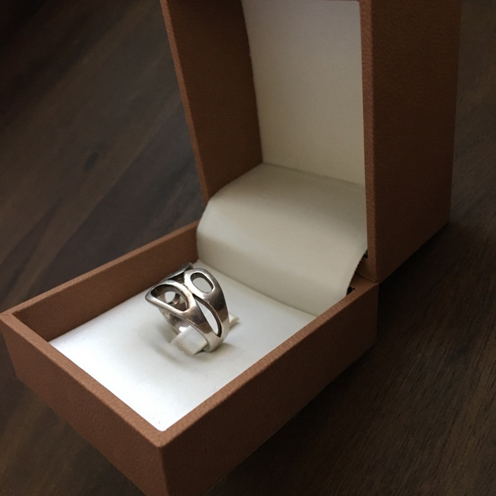 Solid Silver Ring - 925 Stamped - image 2